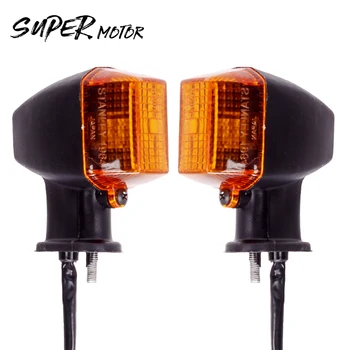 

1Pair Motocycle steering lamp Cornering Turn Signals Indicator Light Front For KAWASAKI ZXR250 ZXR400 ZXR750 ZXR KLE 250/400/500