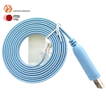 

DHL free shipping Network routers cable USB console cable FTDI USB RJ45 console cable for Cisco router