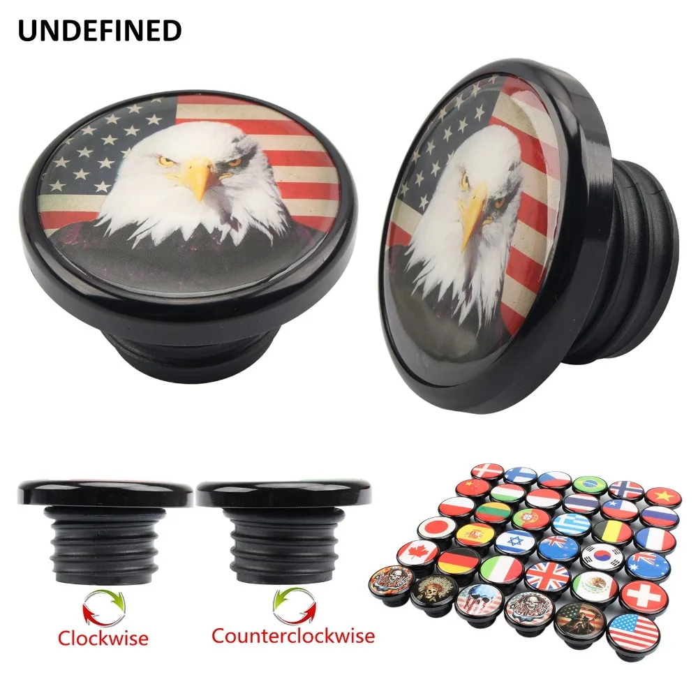 

Universal Motorcycle Gas Fuel Tank Cover Tank Cap Vented Left Non-Vented Cap For Harley Sportster XL1200 XL883 Softail Dyna FXD