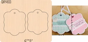 

Gift tag Wood Mould is compatible with most leading machines Mold thickness: 15.8mm