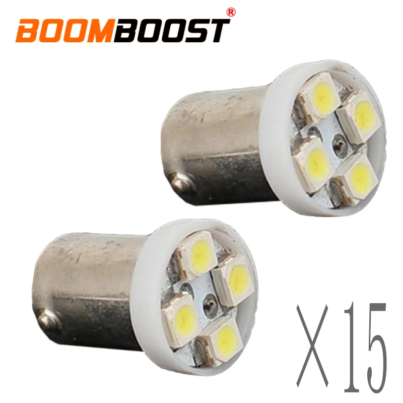 

new! 30 pcs/lot BA9S 1210 4SMD 4LED Wedge side Interior car width lamp Turn Light Bulbs Bayonet Auto Light