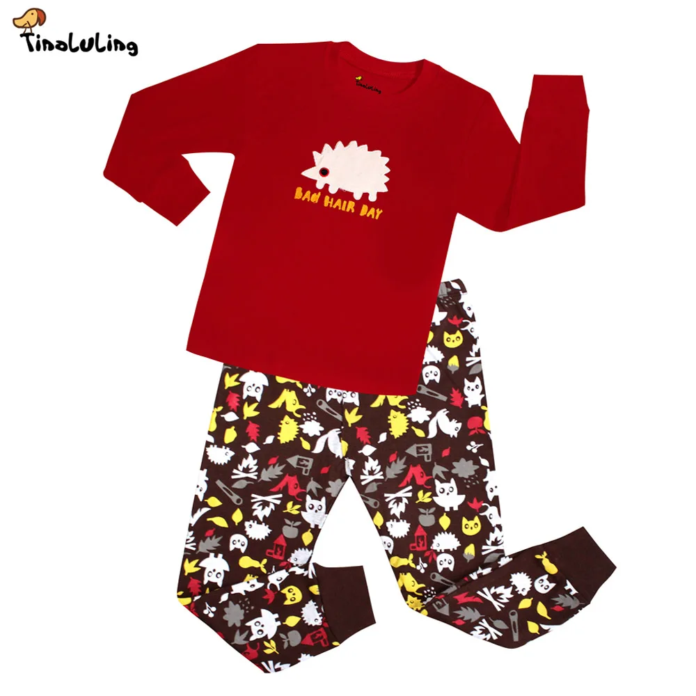 Детская одежда; костюм для маленьких мальчиков и девочек; пижама с длинными рукавами; комплект пижамы для детей; Пижама с единорогом - Цвет: NO43