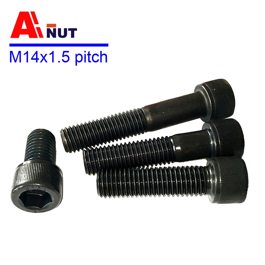 M14 1 5 Pitch Hex Socket Screw DIN912 M14 Fine Thread Pitch Bolt 