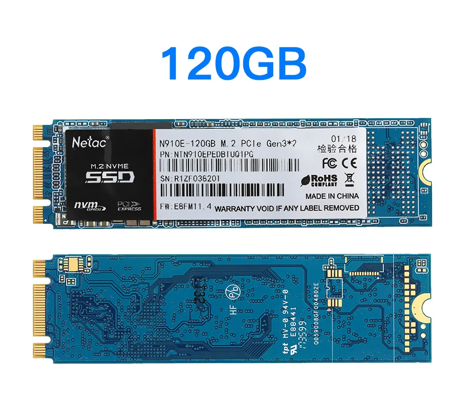 Netac M.2 240 ГБ 120 ГБ SSD M2 2280 Внутренний твердотельный Накопитель SSD 240 ГБ 120 ГБ NVMe ноутбук жесткий диск высокая скорость для ПК компьютер