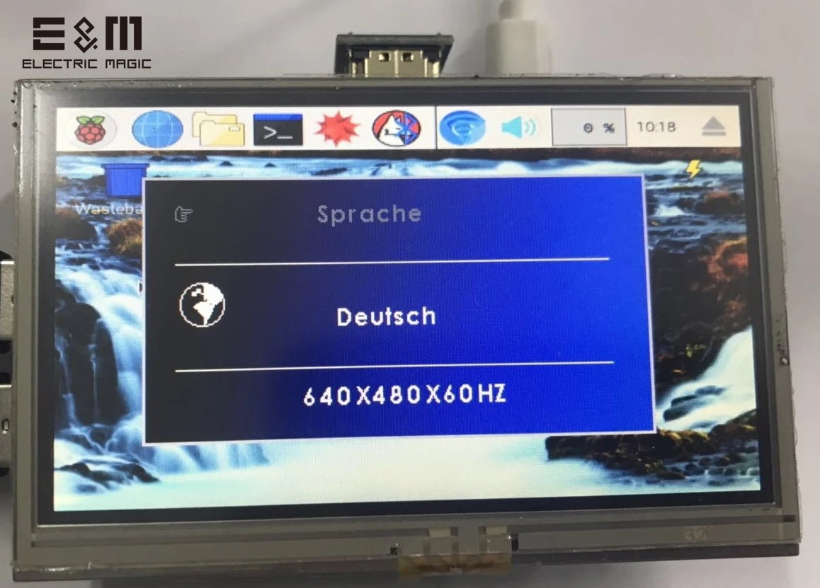 ЖК монитор диагональю 4 3 дюйма с поддержкой интерфейса HDMI 60 Гц HD экран USB 5 В для
