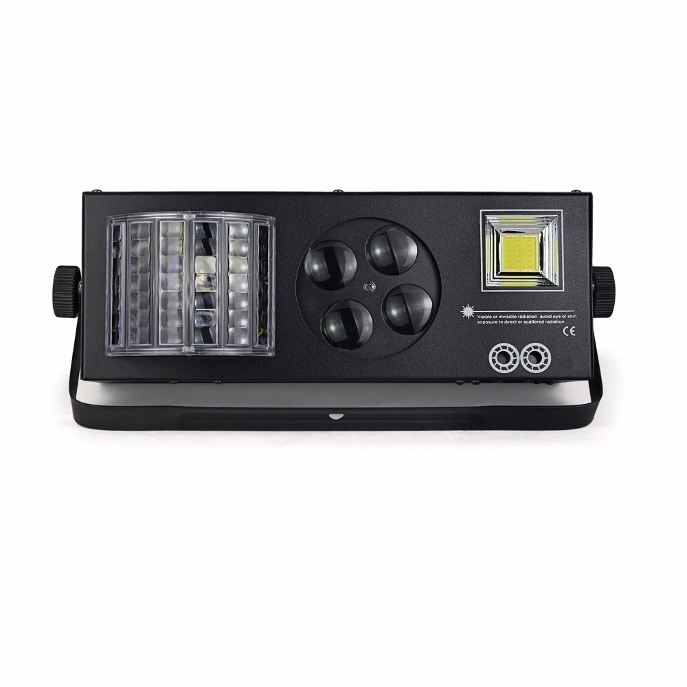 

4Pcs/Lot LED Effect Light with 4 In 1 Laser Flash Butterfly Derby Lamp DMX512 for Disco Club Party Home Entertainment Stage