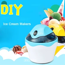 SU-583 семья полностью автоматическое мороженое машина самодельная фруктовая машина для мороженого ABS оболочка DIY мягкая и твердое мороженое машина