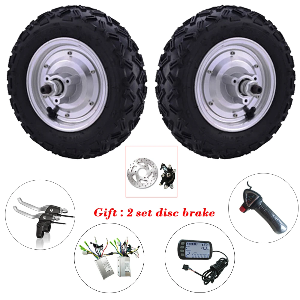 US $252.47 Electric Bicycle Motor Wheel Kit 10 Inch 24V 48V 350W800W EBike Motor Bicicleta Electrica Wheel With Bicycle Accessory
