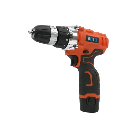 

VOTO Battery Rechargeable Cordless Drill Electric Screwdriver Set Lithium Power Tools Screw Gun Driver 12 16.8 21V6 Orange 2018
