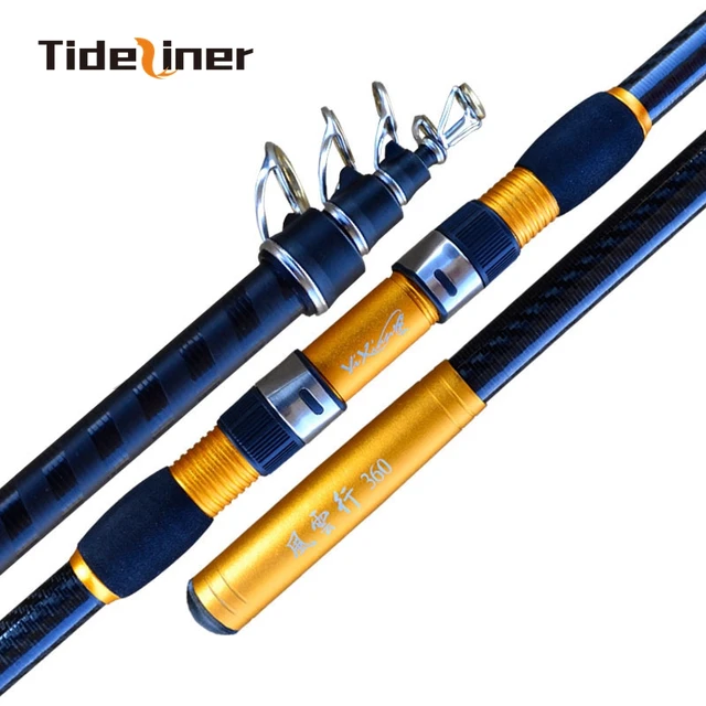 Tideliner 2.4m-4.5m surf fishing rod high carbon fiber spinning fishing  pole distance throwing surfcasting fishing tackle rods