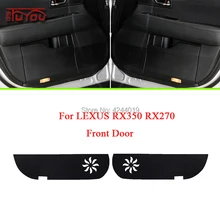 Для LEXUS RX270 RX350 автомобиля внутри дверь задняя крышка с защитой от царапин Защита Анти Удар декоративные подушечки автомобиля Стикеры 4 предмета в комплекте