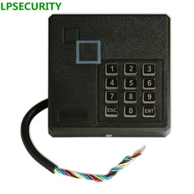 LPSECURITY водонепроницаемый близость Rfid 13,56 МГц карта паролей дверной замок управление доступом Считыватель клавиатуры Wiegand 26 бит