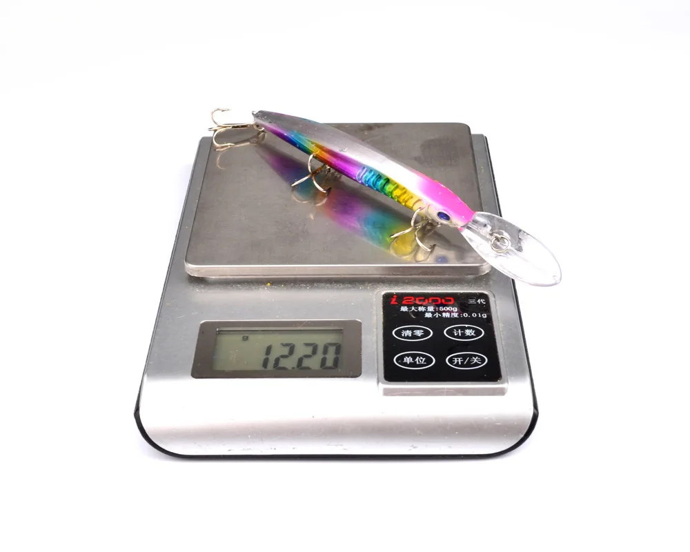 152mm 12.5g Japan Hard Bait Laser Minnow Fishing Lure 6# Hook Deep Sea fishing Wobbler Tackle Crankbait Isca Artificial Bait