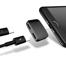 ZUCZUG For iPhone 7 7 Plus 2 in 1 Audio Charging Adapter Lighting To 3.5mm iOS 10.3 Earphone Jack AUX Charger Connector for i7