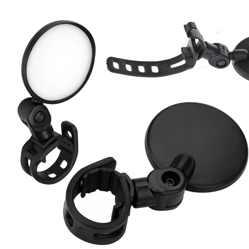 Universal Mini Rotaty Rearview Handlebar Glass Mirror For Bike Bicycle Cycling (3)