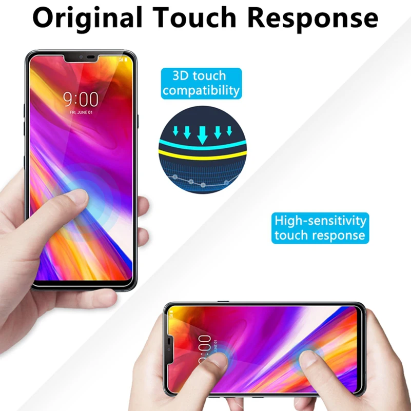 Wangcangli 2.5D Защита экрана для LG G7 закаленное стекло 9H Защитное сотового