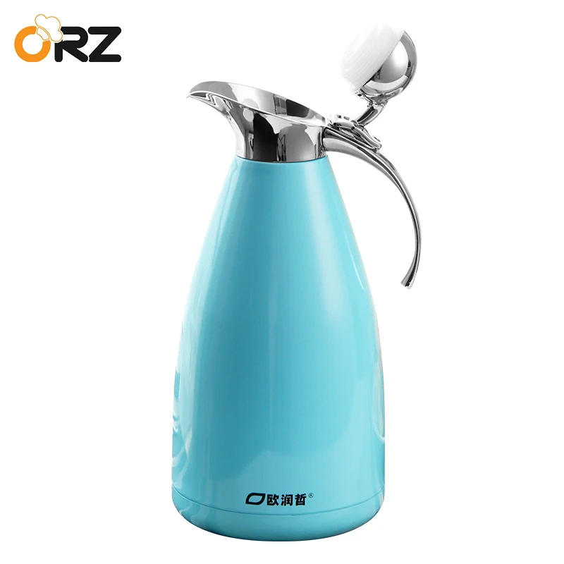 

ORZ 2L Stainless Steel Vacuum Bottle Double Wall Thermos Flask Water Coffee Tea Vacuum Kettle Kitchen Thermal Drinkware Bottle