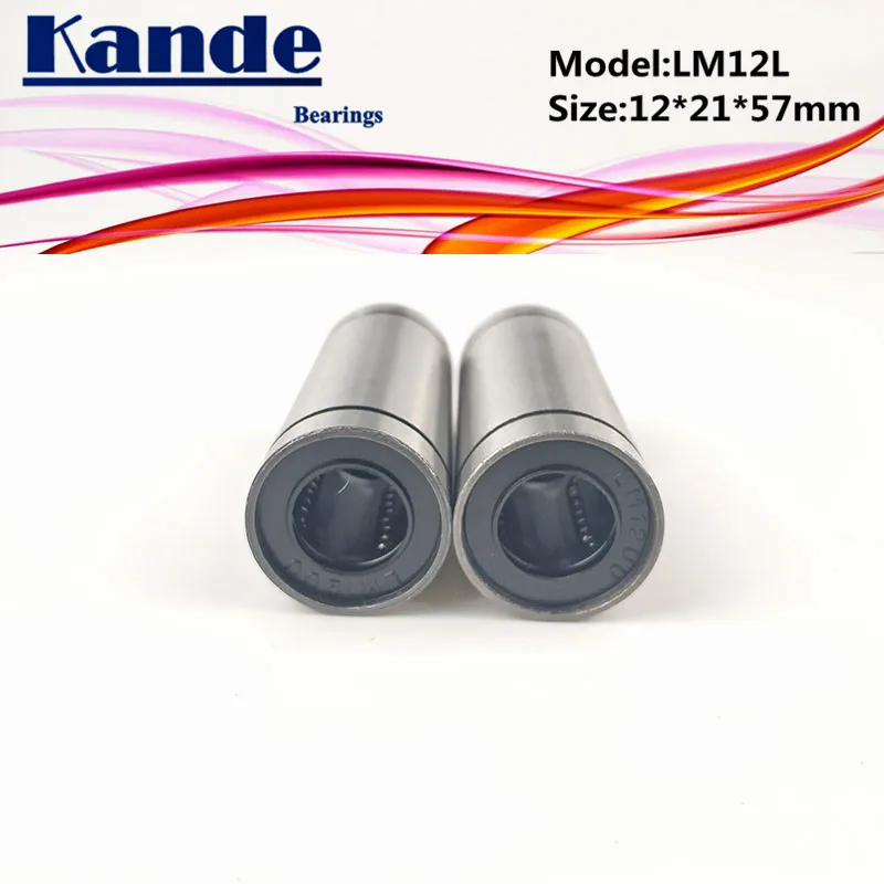 Lml Kande подшипники высокого качества 2 шт. LM12LUU LM12L UU 12*21*57 мм Расширенный линейный