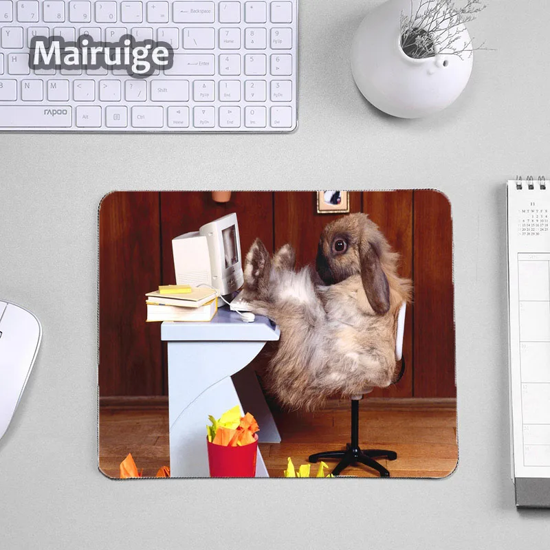Mairuige So Cute Animals Rabbit шаблон для домашних животных Коврик мыши компьютера мини ПК
