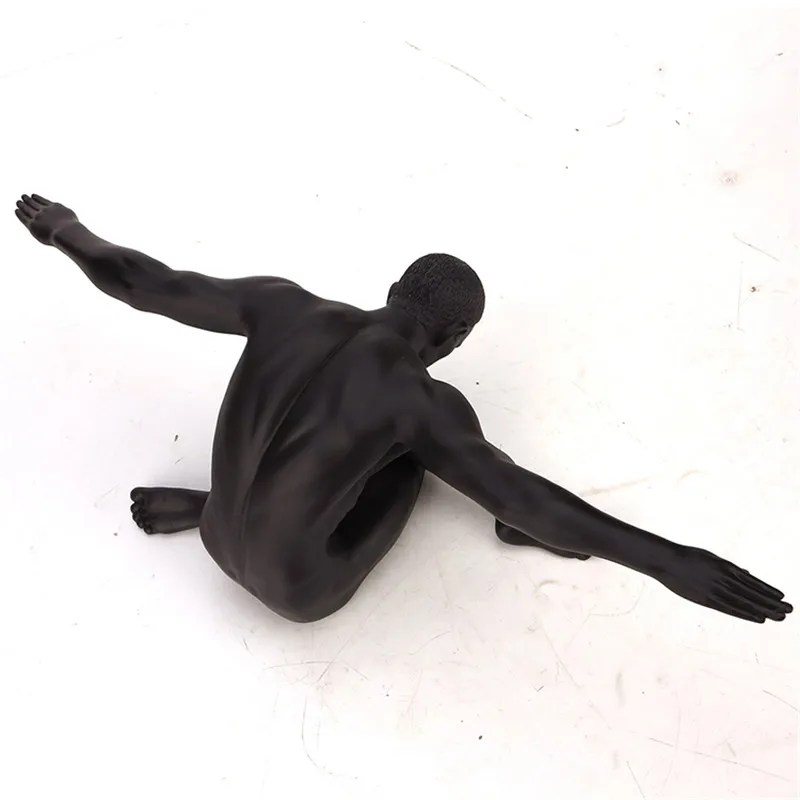 Современная смола боди-арт обнаженная мужская скульптура абстрактная статуя мальчика персонаж гей Статуэтка мыслитель украшение дома аксессуары R1719