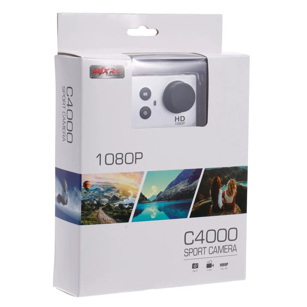 Оригинальный MJX C4000 1080 P 8MP 120 объектив воздушных спортивные FPV системы Камера с 8 ГБ