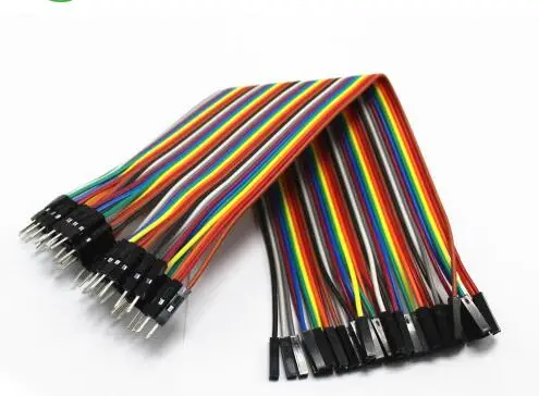 400 шт./лот 10x40 шт в ряд Dupont кабель 20 см 2 54 мм 1pin 1 p женский мужской и джемпер провод