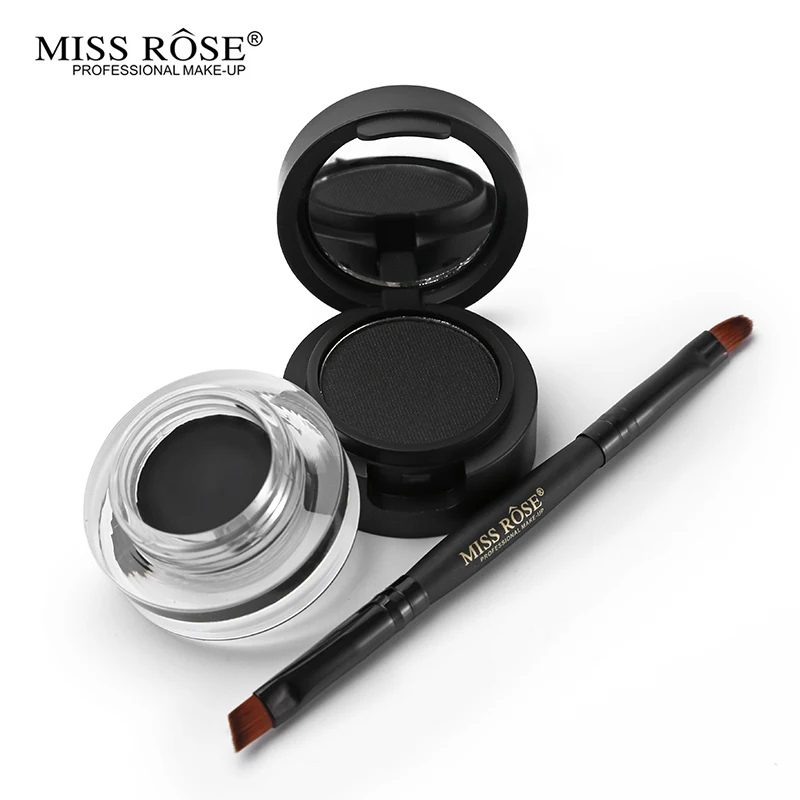 

2016 New Best Selling Love Alpha Cosmetic 1 Pcs Black Long-Lasting Eyeliner Waterproof Eye liner Gel Eyeliner Cream With Brush