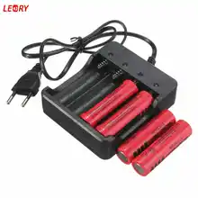 Новый ЕС Plug 4 слота Интеллектуальный Батарея Зарядное устройство с защитой от короткого замыкания для 4×18650 литий-ионная аккумуляторная батарея