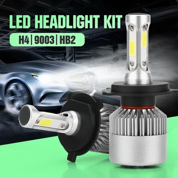 

High or Low Beam Headlamp Lamp Bulbs LED Headlights 2pcs H4/HB2/9003 Led Auto Fog Light