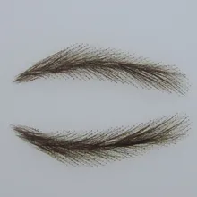 Брови, полный размер, долговечные, новые, настоящие, легко носить, Sobrancelha, распродажа, кружевные брови для молодых людей