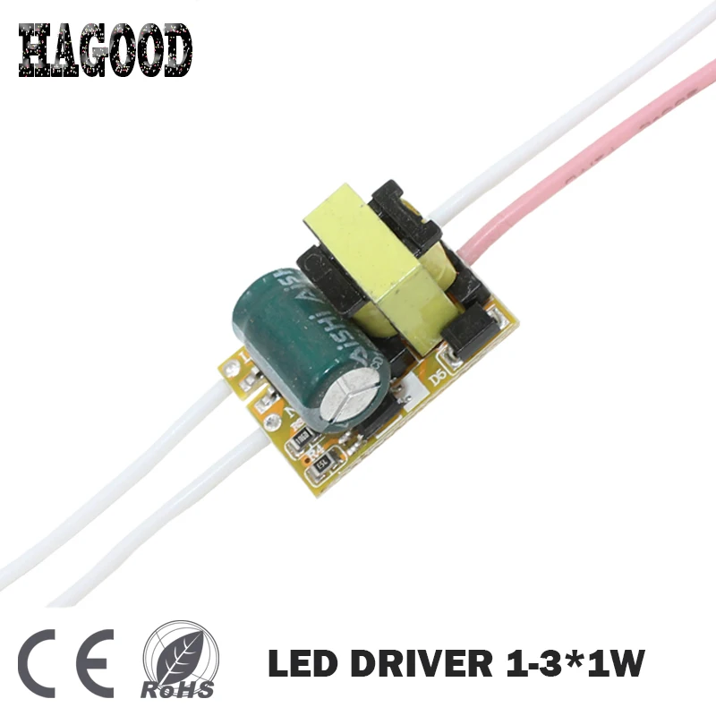 1 3W LED Driver AC90 265V Output DC3 12V Constant Current 280 300mA Light Transformer Power