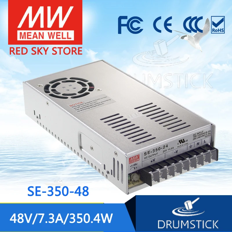 

MEAN WELL SE-350-48 48V 7.3A meanwell SE-350 48V 350.4W Single Output Switching Power Supply