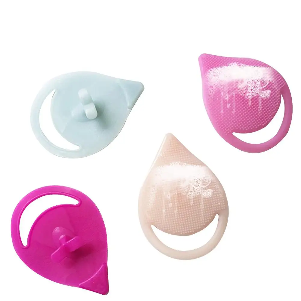 

Portable Silicone Facial Pore cleaning Puff Wash Pad Face Exfoliating Blackhead Facial Cleansing Brush Tool Soft Skin care