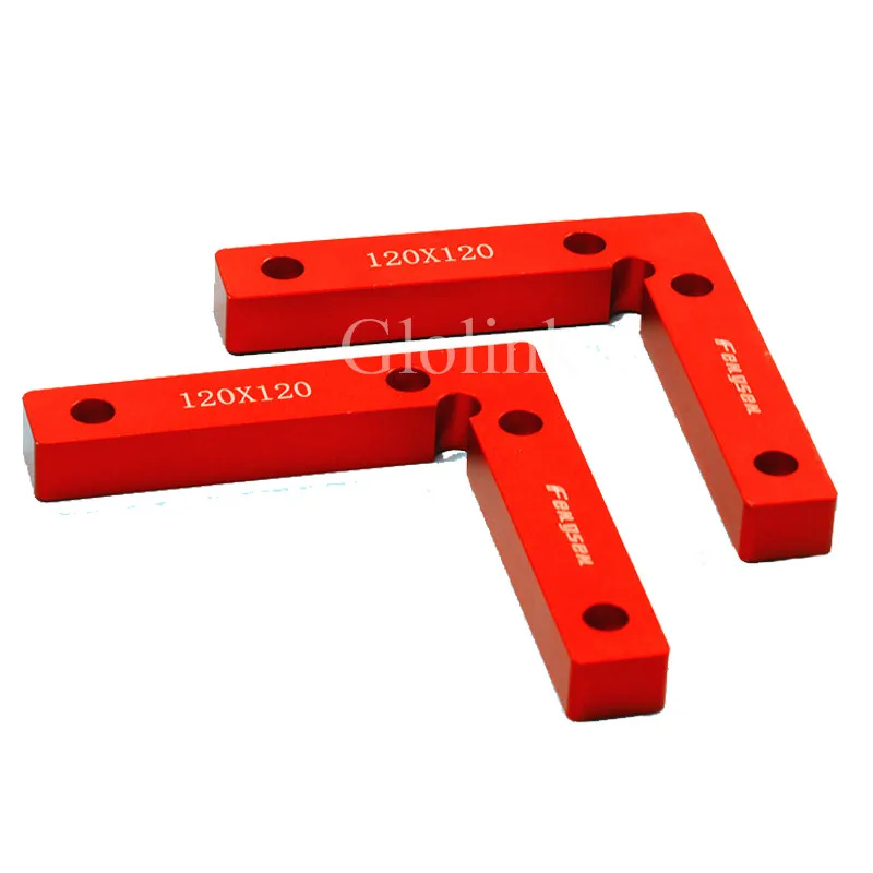 Aluminum Alloy 90 Degree Positioning Squares L Shape Corner Clamp Wood Metal Welding Fixing Tool Wooden Tools 1PC
