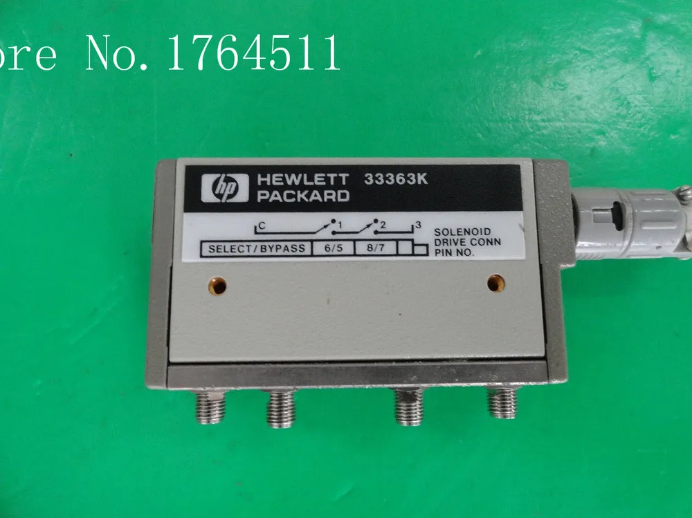 

[BELLA] original 33363K DC - 18GHz single pole three throw RF - 24VDC