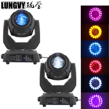 2 шт./лот 2R перемещение головы луч DMX512 120 W движущихся головного света Профессиональный DJ перемещения луча головного