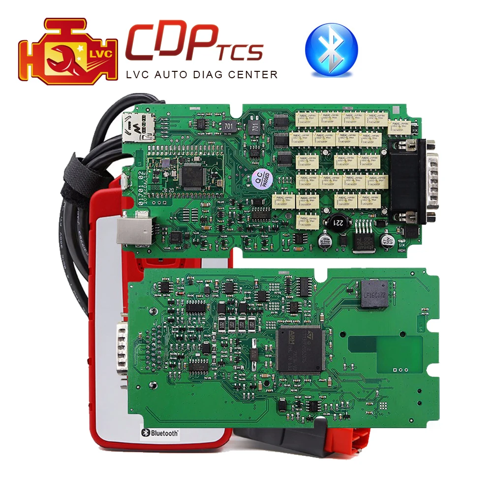 

WOW CDP TCS v5.008 R 2A+ High quality single green PCB bluetooth cars trucks OBDII diagnostic tools PK CDP TCS OBD2 scanner tool