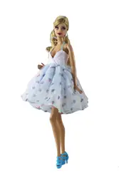 Модное короткое платье комплект одежды для 30 см барбье аксессуары для кукол играть дома Одев костюм детские игрушки подарок