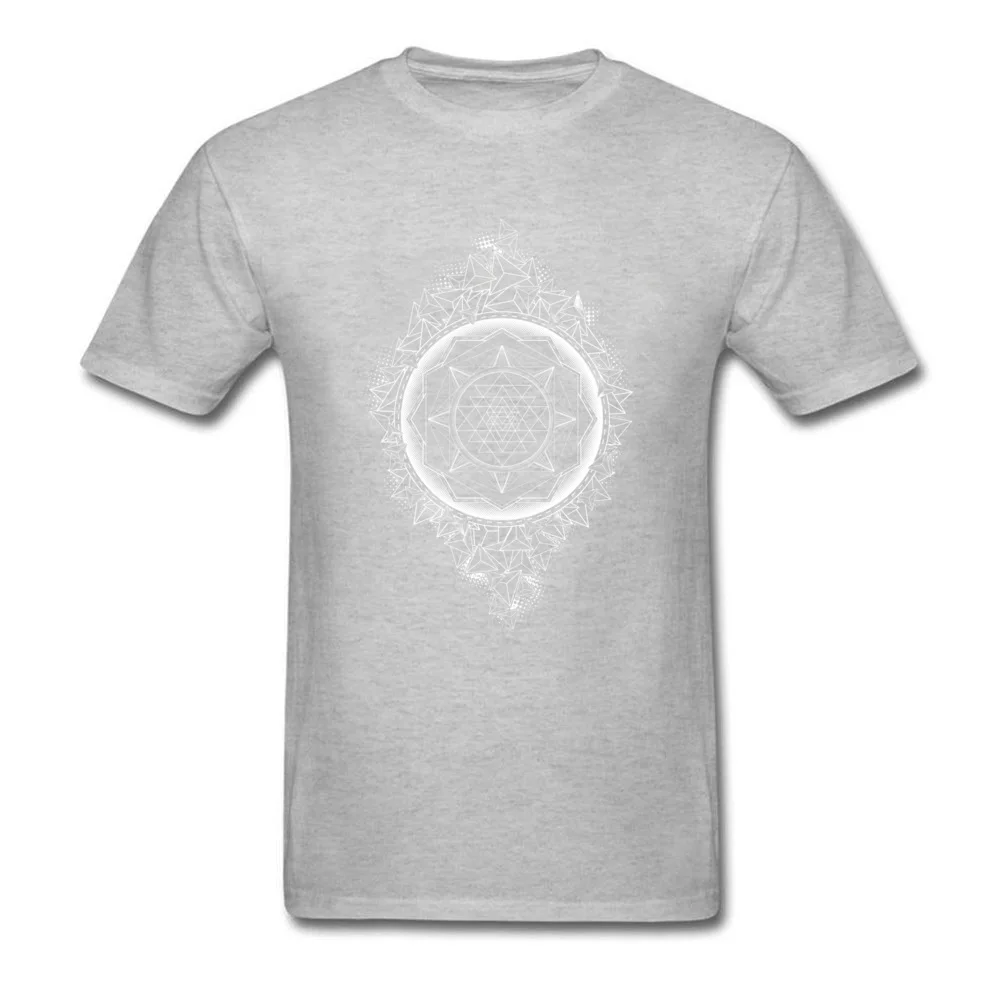 Sacred Geometry - Sri Yantra- halftone_grey