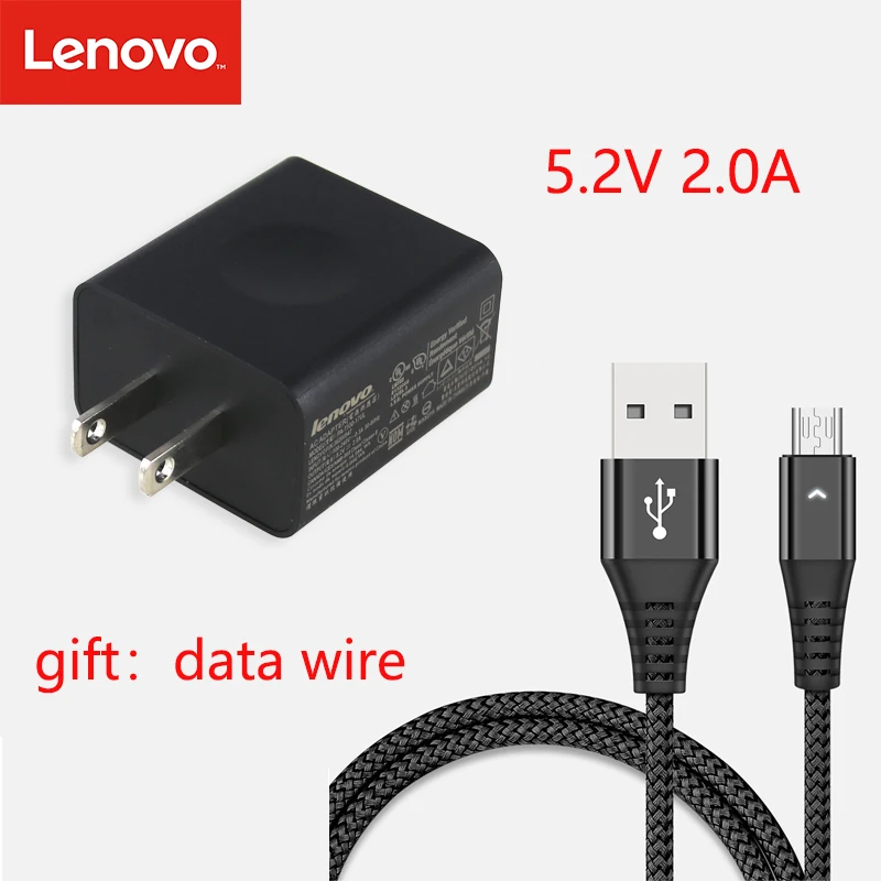 

10W Lenovo tablet original charger Miix2-8 Tablet 1 2 YOGA Book B6000 B8000 A1000 S9 Power adapter 5.2V2.0A