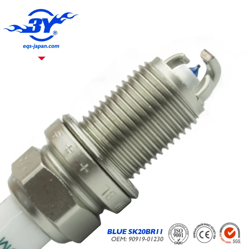 

6pcs/lot . Blue Spark plug Iridium 90919-01230 For Toyota 2000-2008 Avensis SK20BR11 90919-01230