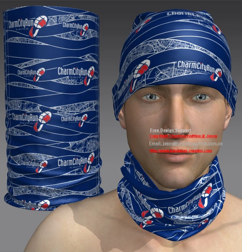 Custom tube bandana for you outdoor running eventsin Scarves from