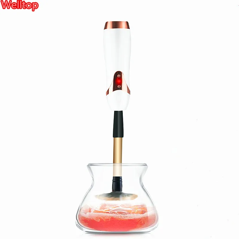 USB 充電式化粧ブラシクレンザーと乾燥顔ブラシ洗濯機電気洗濯ツール