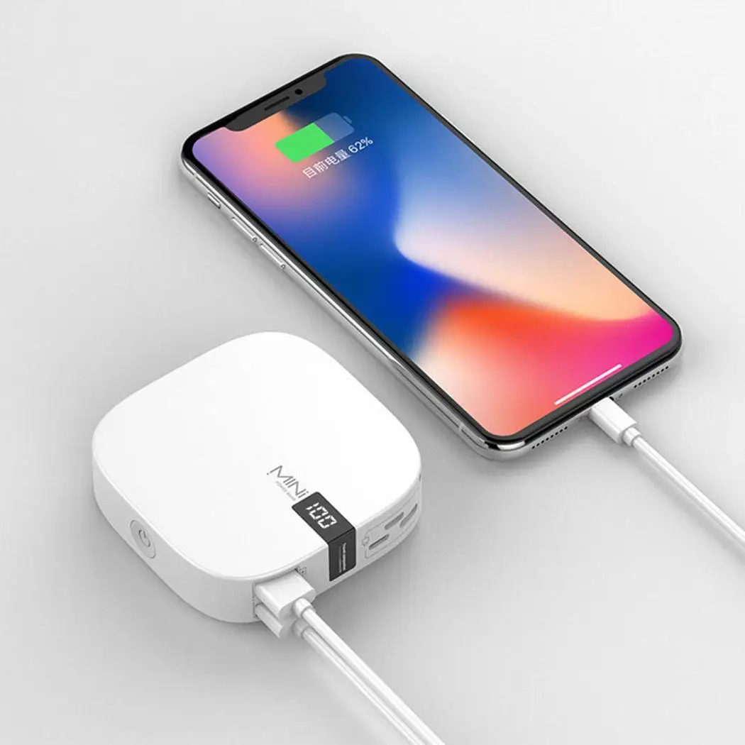 

20000mAh Mini Power Bank External Battery ChargerFast Charger Portable Poverbank For Xiaomi MI iphone X Note 8