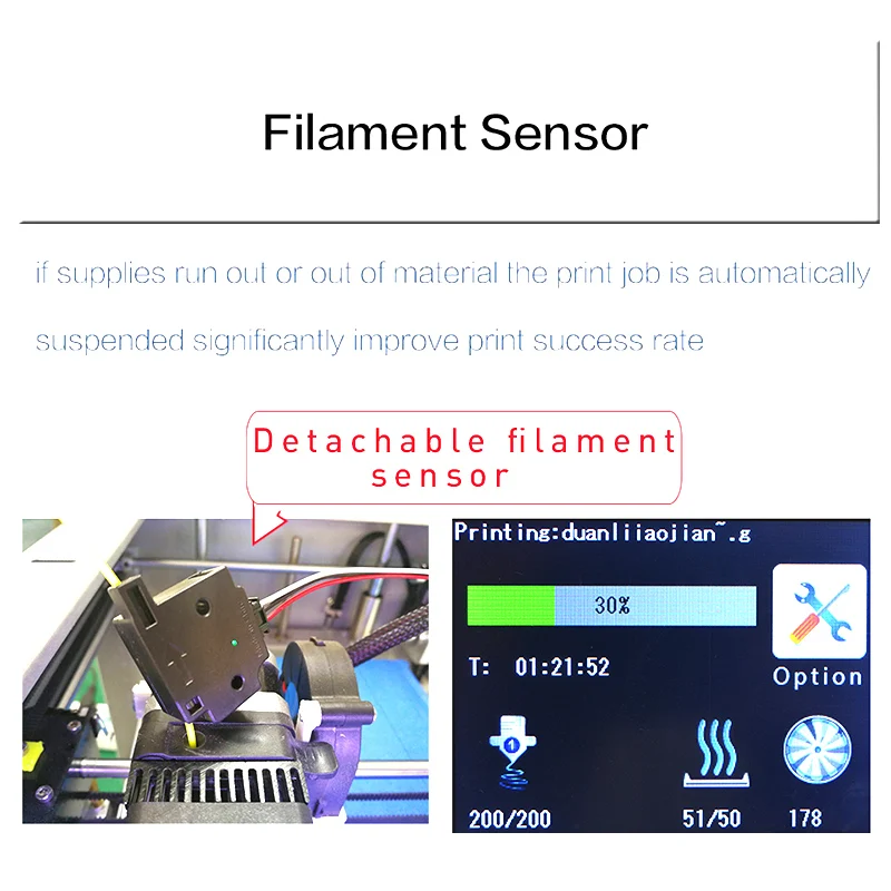 DDKU160 Высокая точность 160*160*180 мм размер печати DIY Цифровой FDM 3d принтер wifi и сенсорный экран постоянная температура 3D Drucker