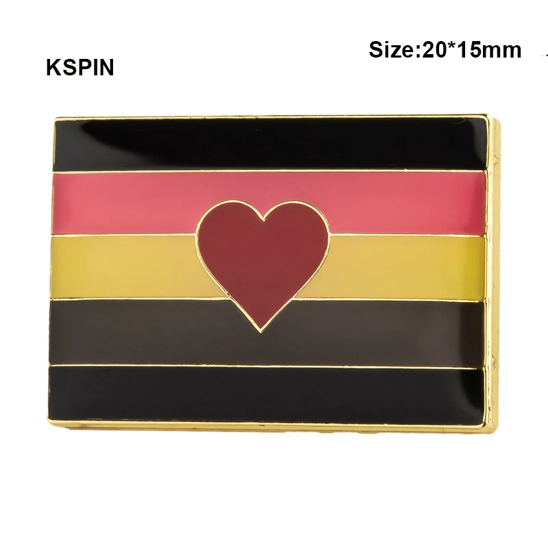 

Fat Fetish Pride Badge Symbol Pin Metal Badges Decorative Brooch Pins for Clothes Brooch Jewelry XY0151