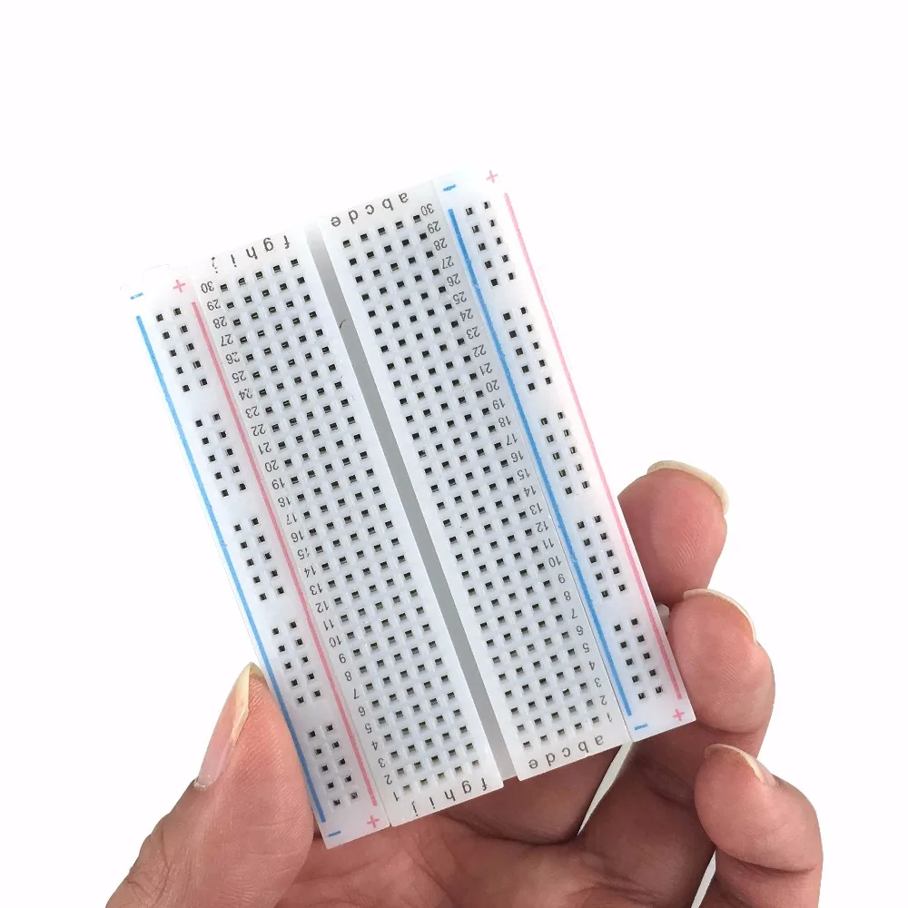 Макетная плата 400 точек бесsolderless proto board comtacts прозрачная макетная