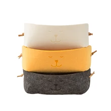 Nordic Home Office Storage Box Flock Detachable Key Pen Pencil Makeup Cosmetic Lipstick Card Sundries Basket Articles Organizer