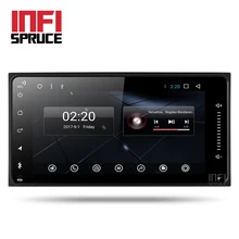 Android 7.1 автомобильный DVD для Toyota Terios Corolla Старый Camry Prado RAV4 Универсальный радио с навигации 2 + 32 г стерео GPS игрок