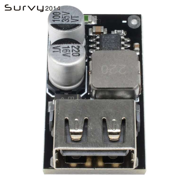 QC3.0 QC2.0 USB DC-DC Buck Converter Charging Step Down Module 6-32V 9V 12V 24V to Fast Quick Charger Circuit Board 3V 5V 12V